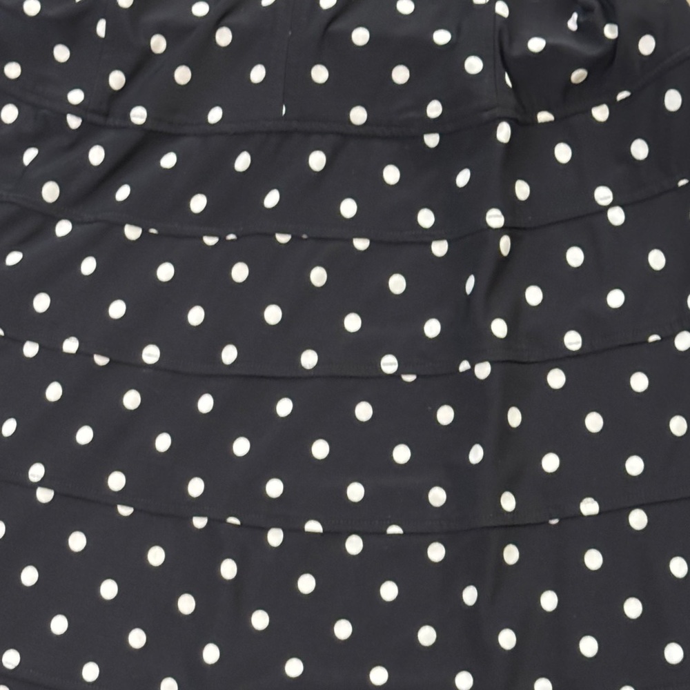 Tommy Hilfiger size 12 Black Polka Dot Dress with matching belt. - Picture 5 of 6